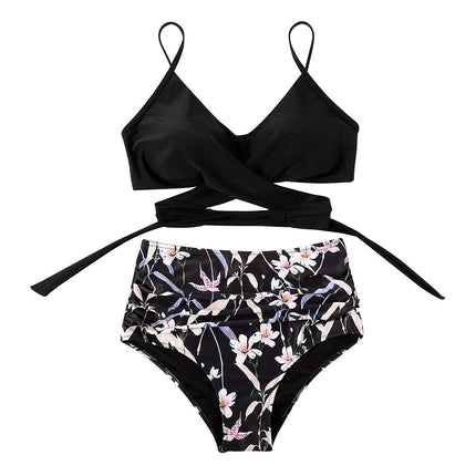 Seraphine | High-Waisted Bikini – Women's Wrap Top Set