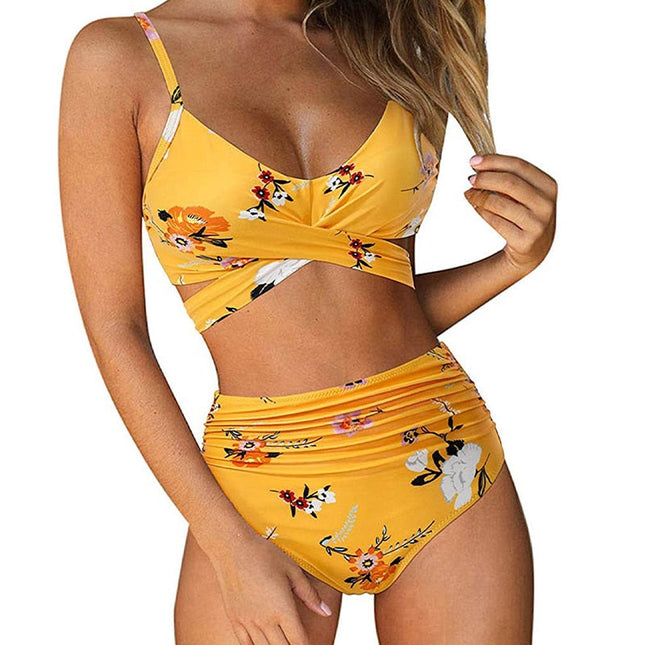 Seraphine | High-Waisted Bikini – Women's Wrap Top Set