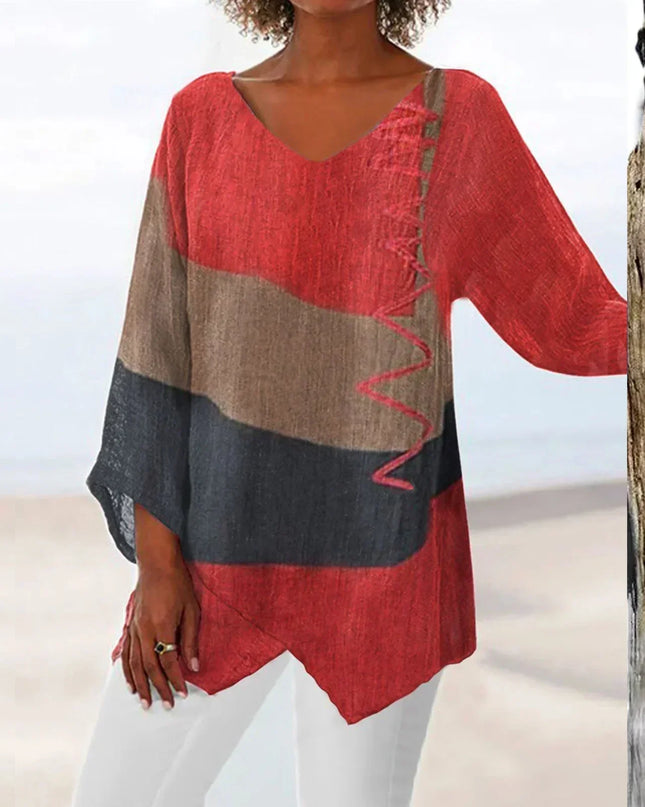 Serilda | Relaxed Women's Top – Loose-Fit Long Sleeve