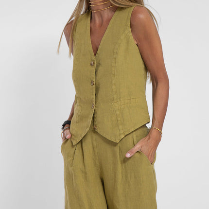 Sienna | Tailored Women's Two Piece Set Pants and Top – Wide-Leg Suit