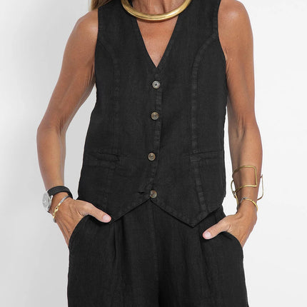 Sienna | Tailored Women's Two Piece Set Pants and Top – Wide-Leg Suit
