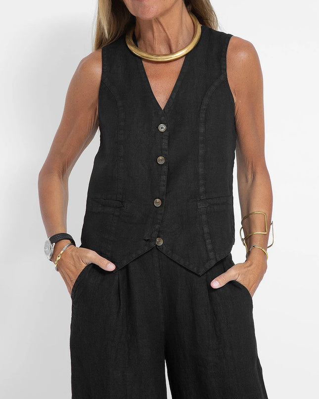 Sienna | Tailored Women's Two Piece Set Pants and Top – Wide-Leg Suit