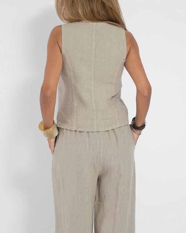 Sienna | Tailored Women's Two Piece Set Pants and Top – Wide-Leg Suit