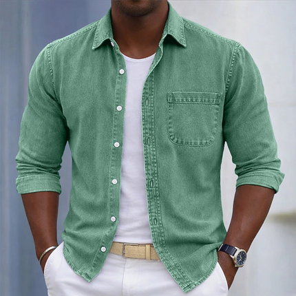 Thayer | Casual Men's Shirt – Button-Up Pocket Design