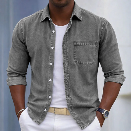 Thayer | Casual Men's Shirt – Button-Up Pocket Design