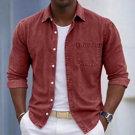 Thayer | Casual Men's Shirt – Button-Up Pocket Design
