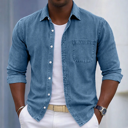 Thayer | Casual Men's Shirt – Button-Up Pocket Design