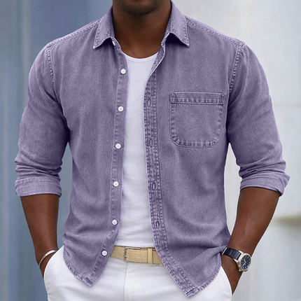 Thayer | Casual Men's Shirt – Button-Up Pocket Design