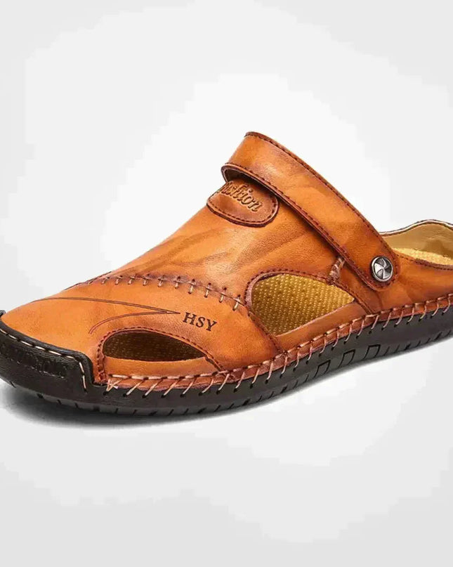 Thiago | Classic Men's Sandals – Leather Slip-On