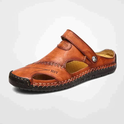 Thiago | Classic Men's Sandals – Leather Slip-On