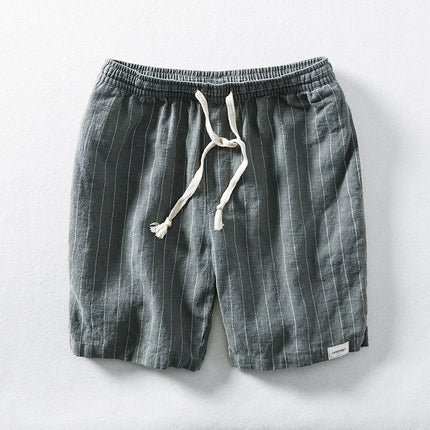 Tobias | Relaxed Men's Shorts – Drawstring Striped