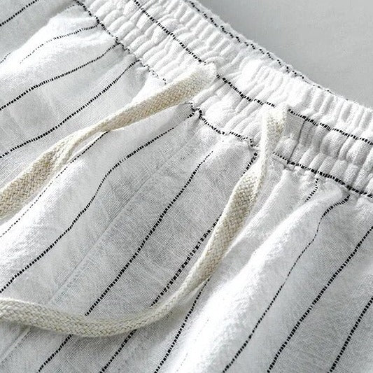 Tobias | Relaxed Men's Shorts – Drawstring Striped