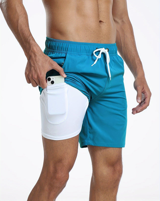 Torin | Quick-Dry Swim Shorts – Men's Performance Beach Style
