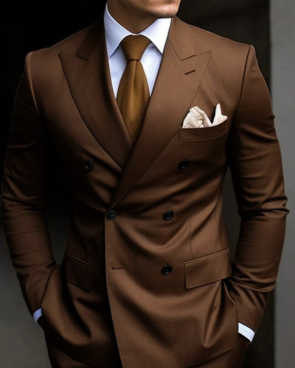 Valen | Tailored Men's Suit – Double-Breasted Classic