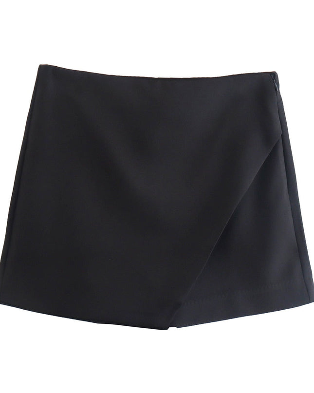 Vespera | Tailored Wrap Skort – Women's High-Waisted Style