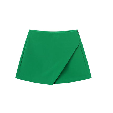Vespera | Tailored Wrap Skort – Women's High-Waisted Style