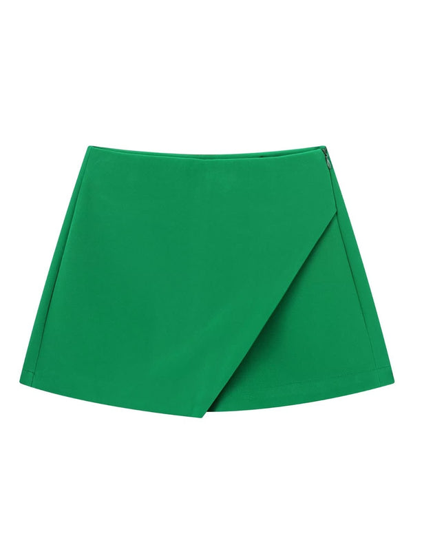 Vespera | Tailored Wrap Skort – Women's High-Waisted Style