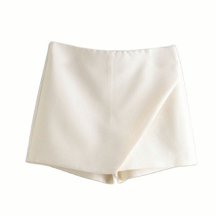 Vespera | Tailored Wrap Skort – Women's High-Waisted Style