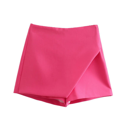 Vespera | Tailored Wrap Skort – Women's High-Waisted Style